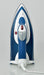 EAN 5908277381936 - ELDOM DA28C plancha Plancha vapor-seco Suela de cerámica 2200 W Azul, Blanco imagen 3