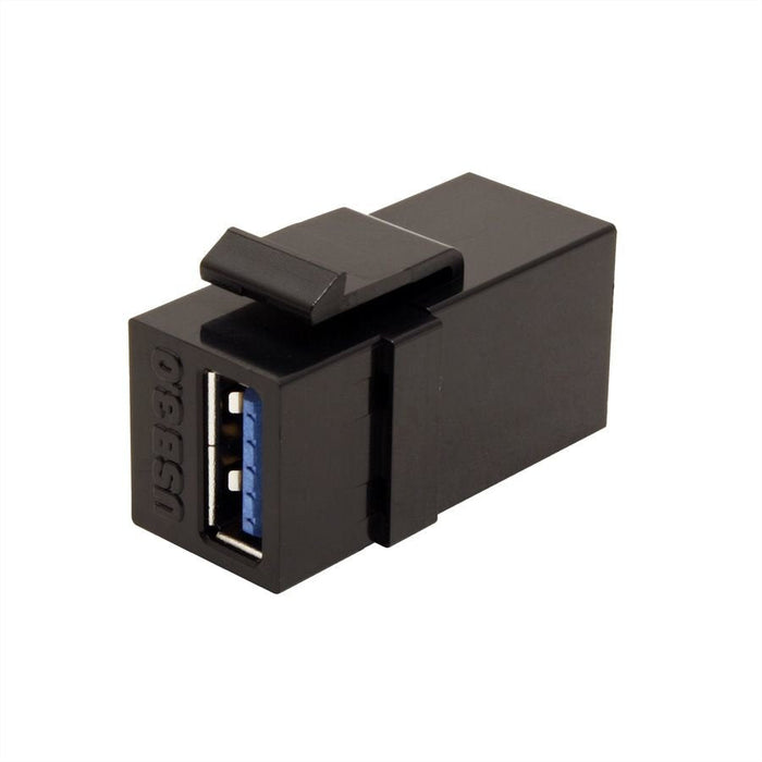 Value Usb 3.2 Gen 1 Keystone Modul, Type A A, Schwarz