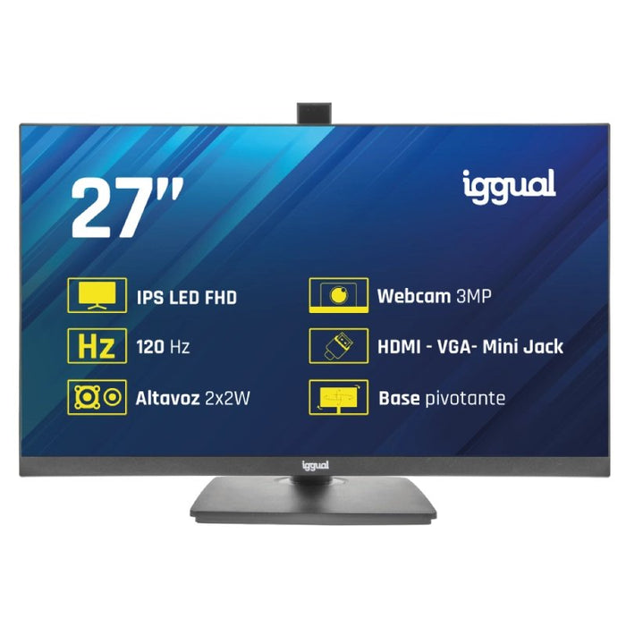 EAN 8435364320013 - iggual ML27WC pantalla para PC 68,6 cm (27") 1920 x 1080 Pixeles Full HD LED Negro imagen 2