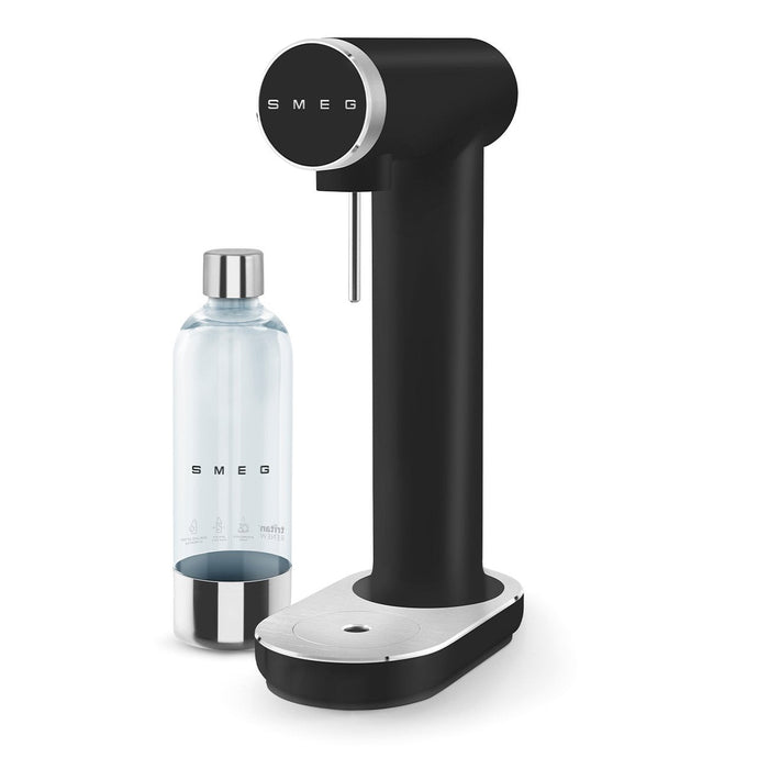 Smeg Wassersprudler Skc01blm, 800ml Flasche, Mattschwarz