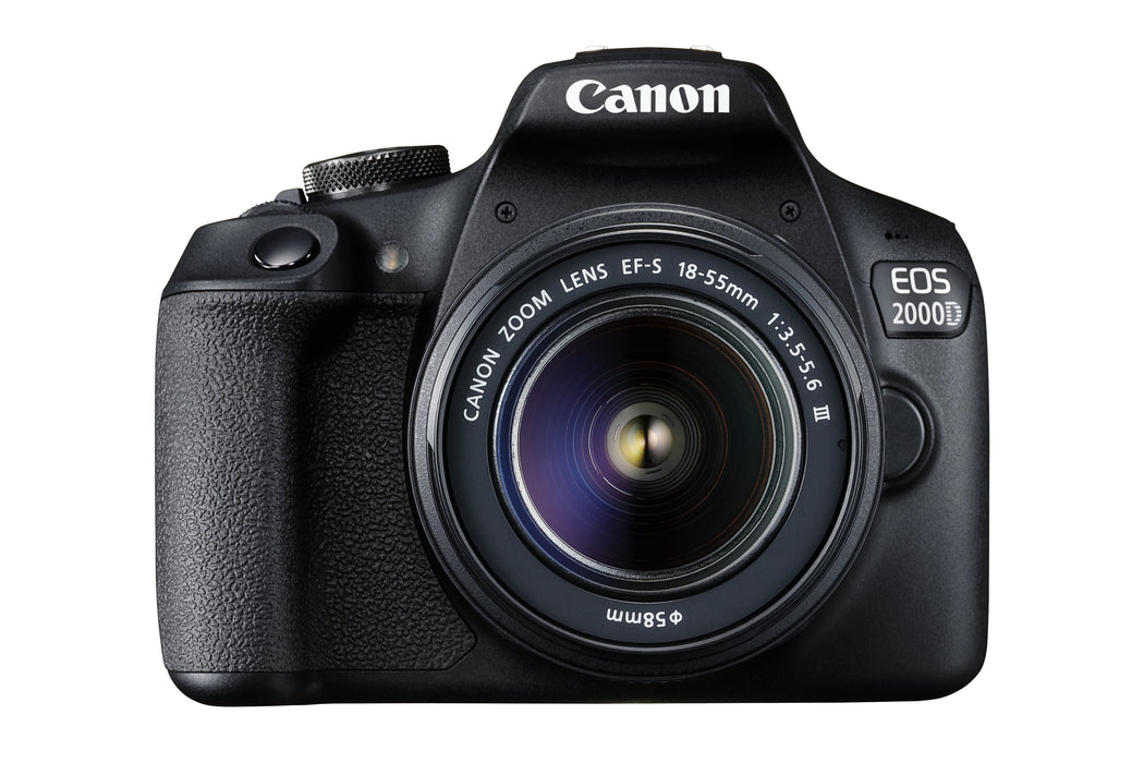 EAN 8714574657295 - Canon EOS 2000D BK 18-55 IS + SB130 +16GB EU26 Juego de cámara SLR 24,1 MP CMOS 6000 x 4000 Pixeles Negro imagen 1