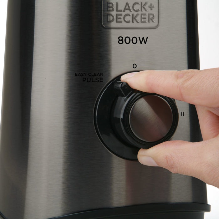 EAN 8432406120020 - Black & Decker BXJB800E Batidora de vaso 800 W Negro, Transparente imagen 6