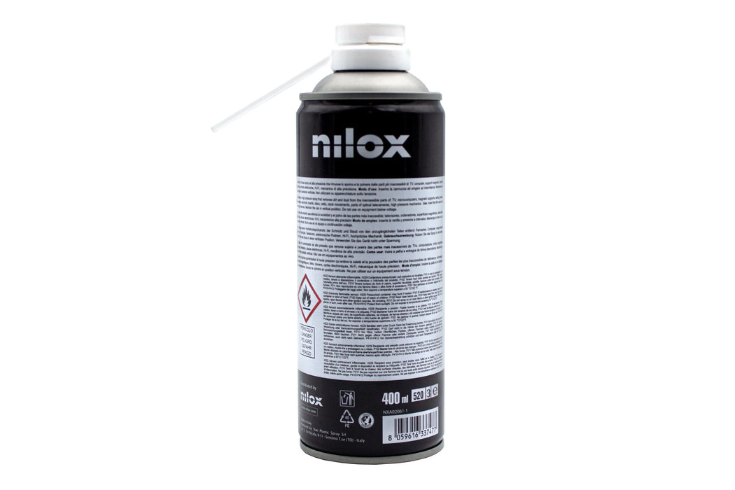 EAN 8059616337477 - Nilox - Spray Aria-Gas leggeri-400ml Espray para limpieza de equipos imagen 4