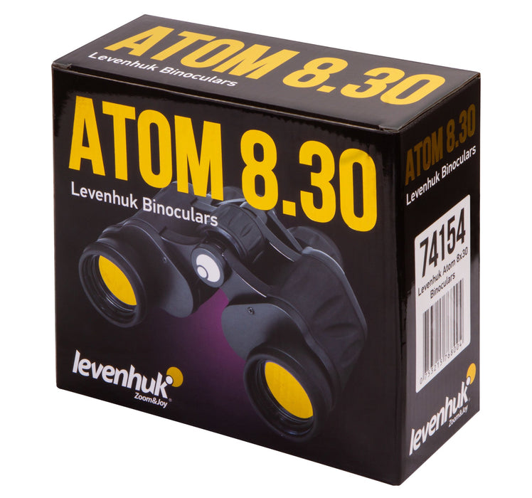 EAN 0753215768004 - Levenhuk Atom 8x30 binocular Porro Negro imagen 13