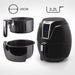 EAN 8713016048257 - Princess 182021 Sencillo 3,2 L Independiente 1400 W Freidora de aire caliente Negro imagen 32