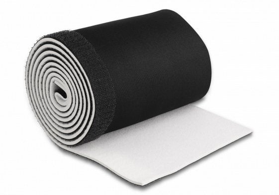Delock Cableschlauch Neopren Flexibel Mit Klettverschluss 1,5 M X 135 Mm Schwarz   Weiss