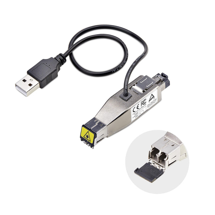 EAN 0065030909815 - StarTech.com D01ML55U-FIBER-MEDIA convertidor de medio 1000 Mbit/s 1310 nm Multimodo, Monomodo Negro, Pla imagen 1