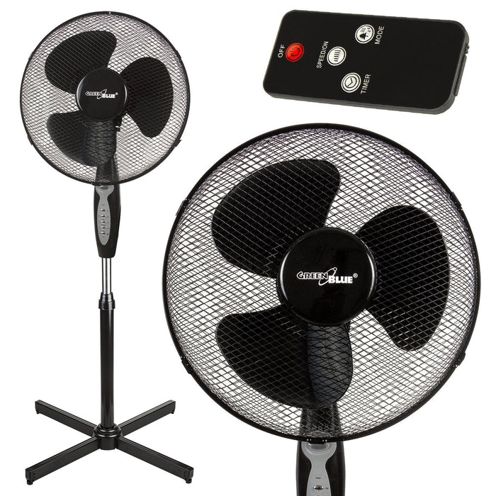 Ventilador De Pie Greenblue Con Mando A Distancia Gb580