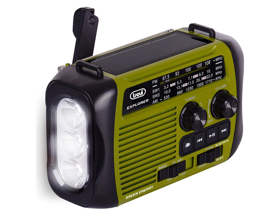 EAN 8011000040738 - Trevi RA 7F30 BT Portátil Analógica Negro, Verde imagen 1