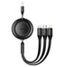 EAN 6932172609030 - Baseus CAMJ010001 cable USB USB 3.2 Gen 1 (3.1 Gen 1) 1,1 m USB A USB C/Micro USB-A/Lightning Negro imagen 1