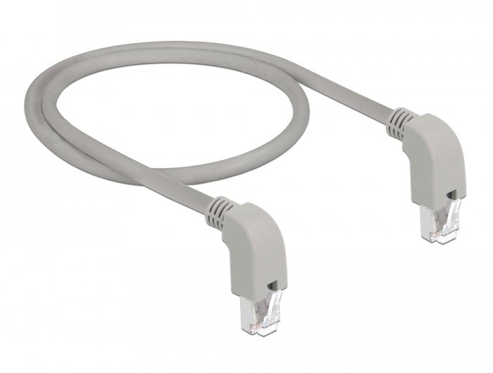 Delock Netzwerkcable Rj45 Cat.5e Sf Utp Unten   Unten Gewinkelt 1 M