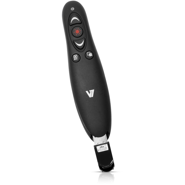 EAN 662919079647 - V7 WP1000-24G-19EB apuntador inalámbricos RF Negro imagen 3