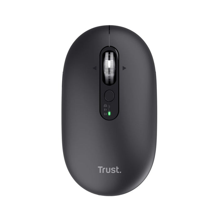 Raton Optico Wireless Fino Seron Negro Trust Hasta 3200dpi / Inalámbrico