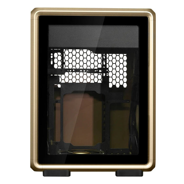 Caja Pc Cooler Master Masterframe 400 Mesh Gold Limited Edition Caja Microatx - 2x Usb-A 3.2 1x Usb-C 3.2 1x Audio Y Micro -