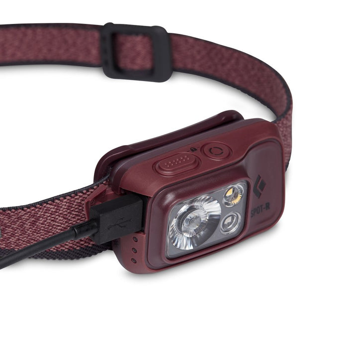 EAN 0793661519980 - Black Diamond Spot 400-R Burdeos Linterna con cinta para cabeza imagen 5
