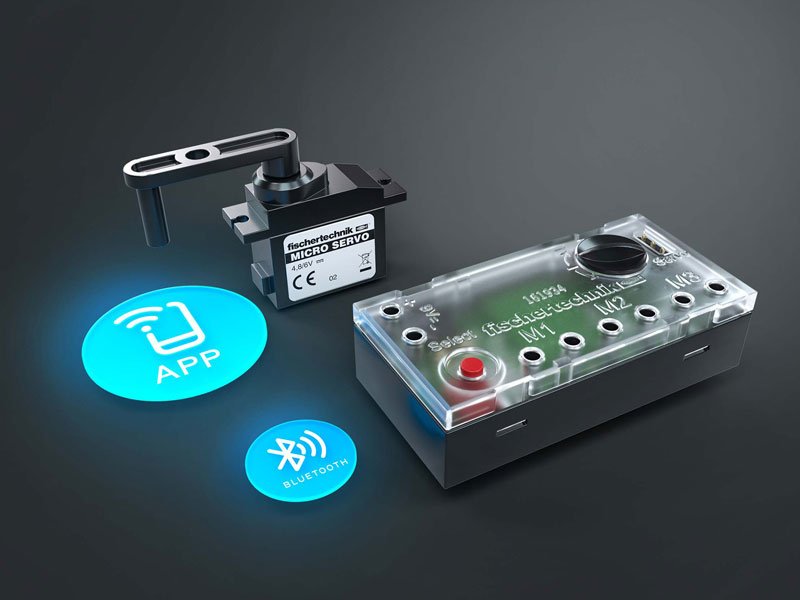 EAN 4048962457438 - fischertechnik 563931 mando a distancia Bluetooth Smartphone, Tableta Botones, Giratorio imagen 1