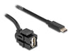 EAN 4043619880577 - DeLOCK 88057 cable USB USB A USB C Negro imagen 1