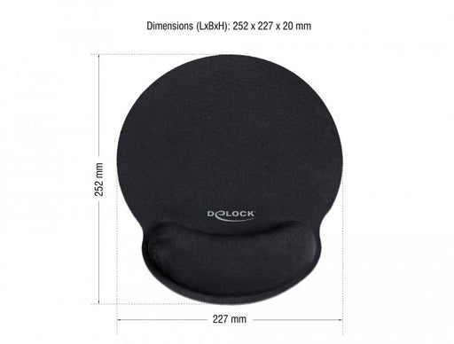EAN 4043619125593 - DeLOCK 12559 alfombrilla para ratón Negro imagen 2