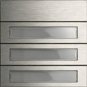 Gira 5533920 Ruftastenmodul 3f System 106 Edelstahl