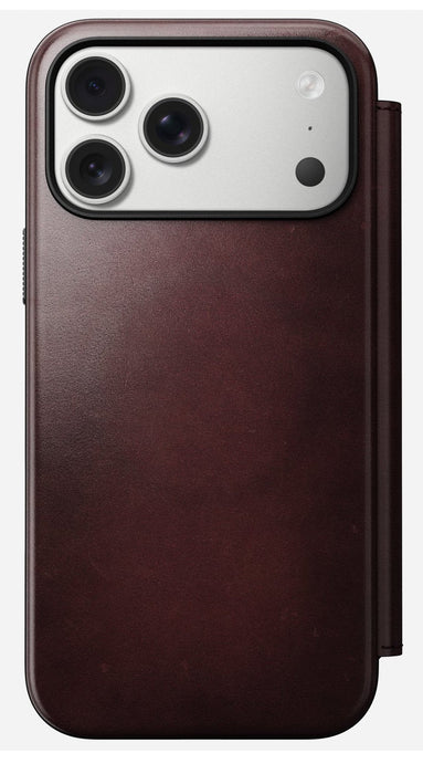 Nomad Modern Leather Folio Iphone 17 Pro Max Burgundy H.