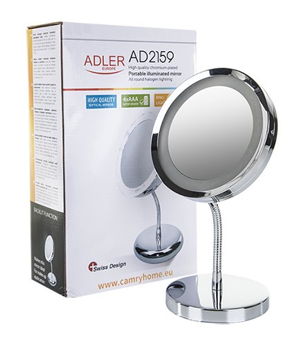 EAN 5908256835818 - Adler AD 2159 espejo para maquillaje Independiente Cromo imagen 2