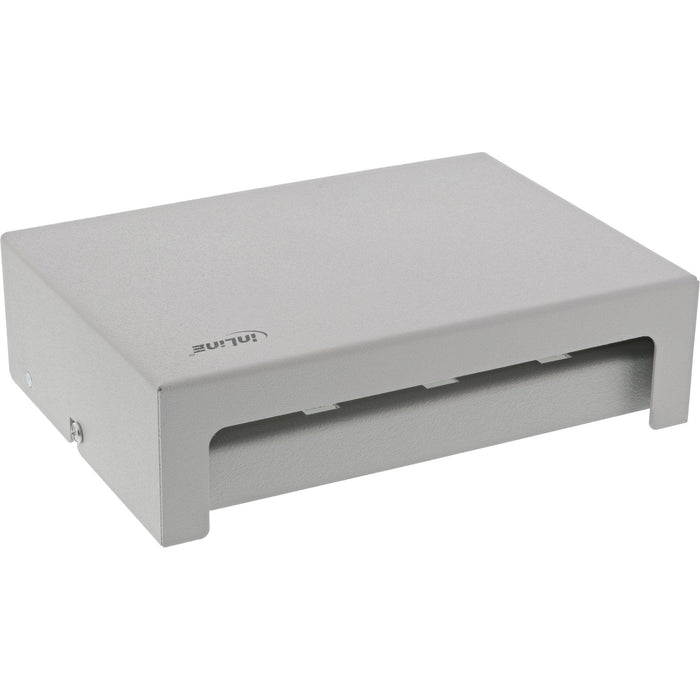 Inline Desktop Point Box 8x Keystone Rj45, Metal, Gris Claro Ral7035