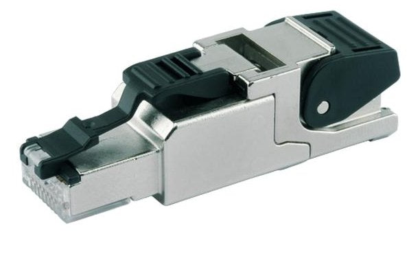EAN 4018359380687 - Telegärtner J00026A2001 conector RJ-45 Negro, Plata imagen 1