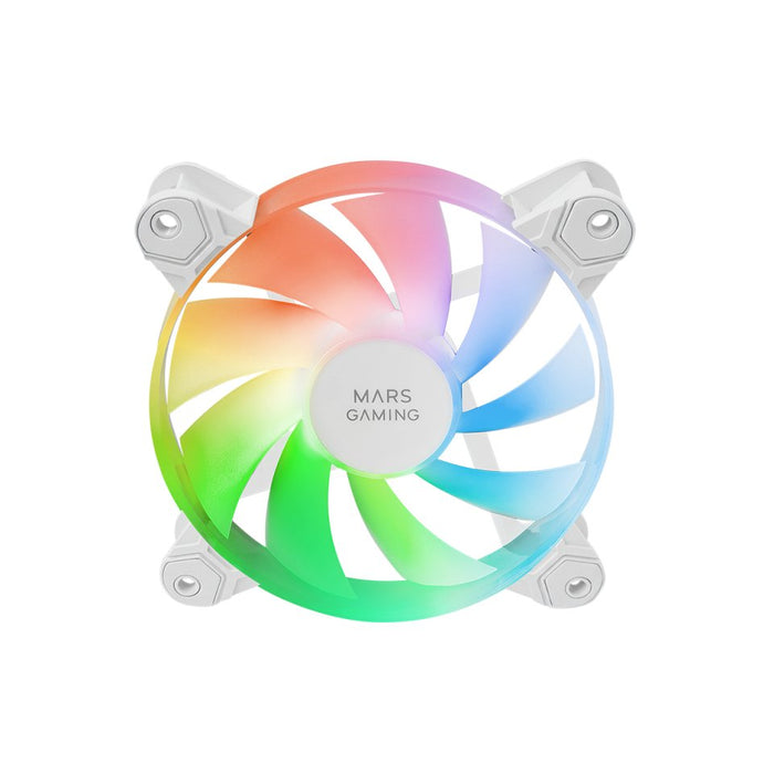 EAN 8435693114147 - Mars Gaming MF-4A Carcasa del ordenador Ventilador 12 cm Blanco 4 pieza(s) imagen 3