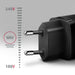 EAN 8595247908315 - Axagon ACU-PD30 kroviklis jungiama tinkl PD 30W, 1x port USB-C, PD3.0/QC3.0/AFC/FCP/Apple Juoda Teléfono  imagen 3