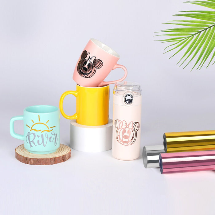 Loklik Permanent Adhesive Vinyl Mirror Metallic - Gold
