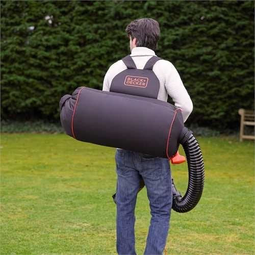 Black+Decker Mochila Recolectora De Hojas De Repuesto Gwbp1, Con Manguera, Bolsa Recolectora Gwbp1-Xj