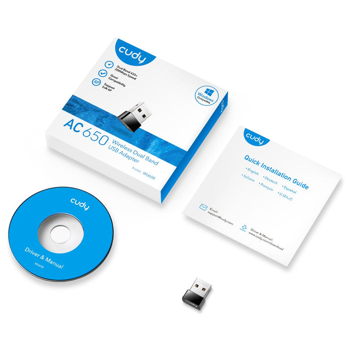 EAN 6971690790851 - Cudy WU650 adaptador y tarjeta de red WLAN 433 Mbit/s imagen 4