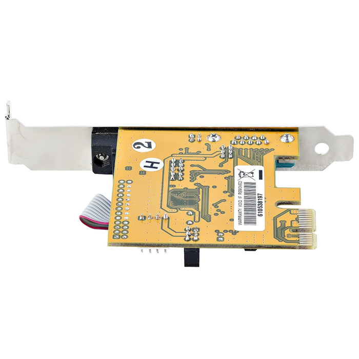Pcie Dual Serial Port Card -   Ctlr 16c1050 Uart 5v/12v Status Light