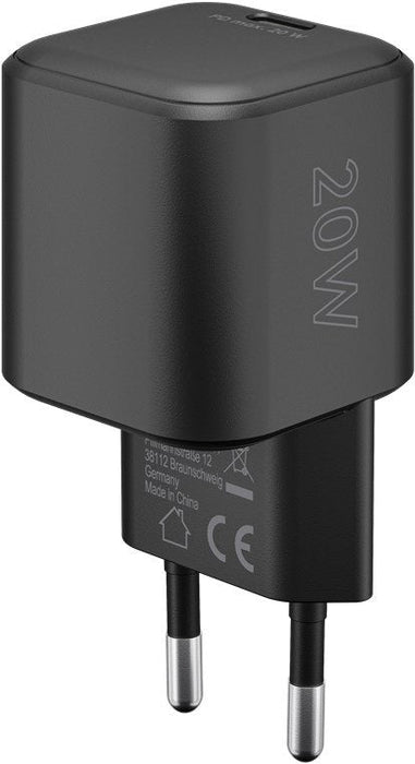 Cargador Rápido Goobay 20w Usb-C Pd Gan (Negro) 76690