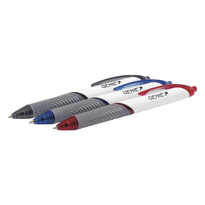 EAN 4015468400046 - Genie 40004 bolígrafo Negro, Azul, Rojo Bolígrafo de punta retráctil con pulsador 12 pieza(s) imagen 2