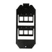 EAN 4052792061475 - LogiLink NK4060 placa de pared y cubierta de interruptor Negro imagen 2