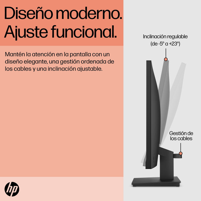 Monitor Hp P24 G5 60,5 Cm (23.8") 1920 X 1080 Pixeles Full Hd Lcd Negro