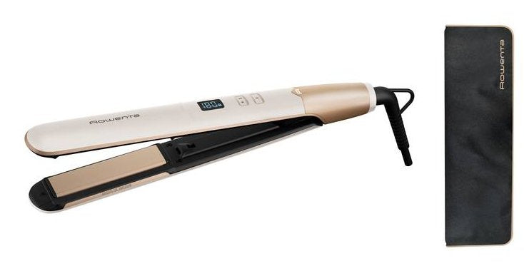 Rowenta Sf4633f0 Express Shine Hair Straightener, Beige