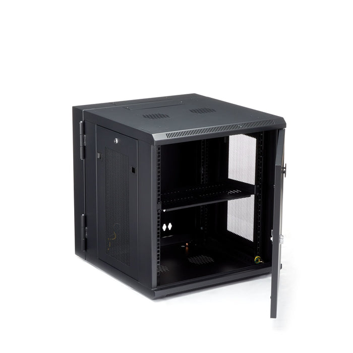 Startech.Com Rk1224walhm Armario Rack 12u Bastidor De Pared Negro