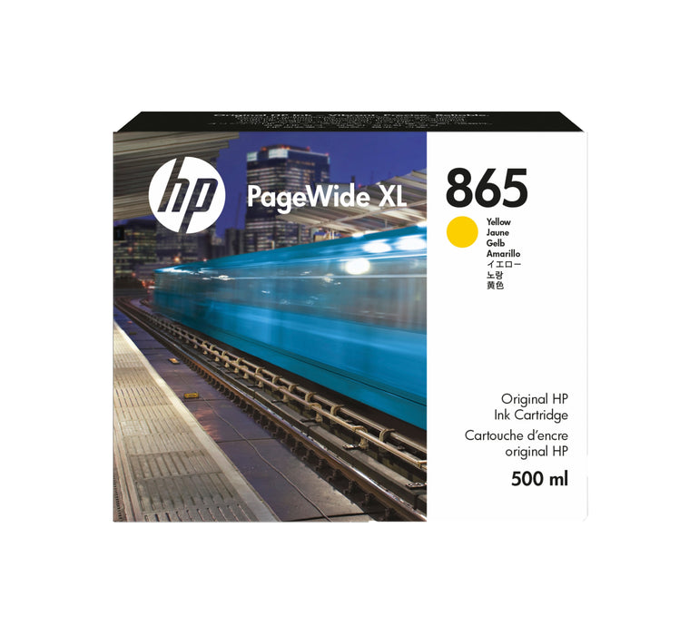 Hp 865 500ml Yellow Pagewide Xl Ink Crtg