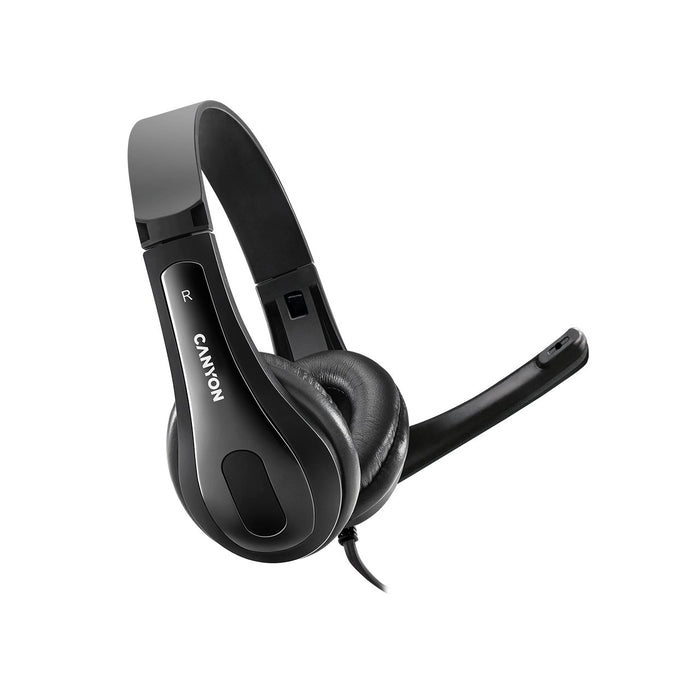 EAN 5291485008291 - Canyon CNS-CHSU1B auricular y casco Auriculares Alámbrico Diadema Llamadas/Música USB tipo A Negro imagen 2
