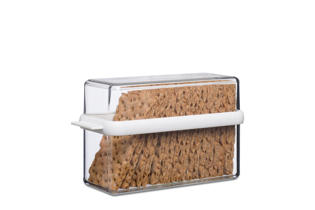 Rosti Mepal 106719030600 Recipiente De Almacenar Comida Rectangular Caja 1,6 L Transparente, Blanco