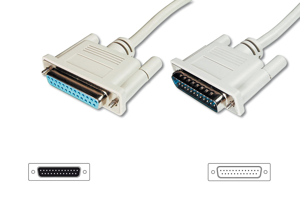 EAN 4016032301448 - Digitus AK-610201-100-E cable de serie Beige 10 m imagen 1