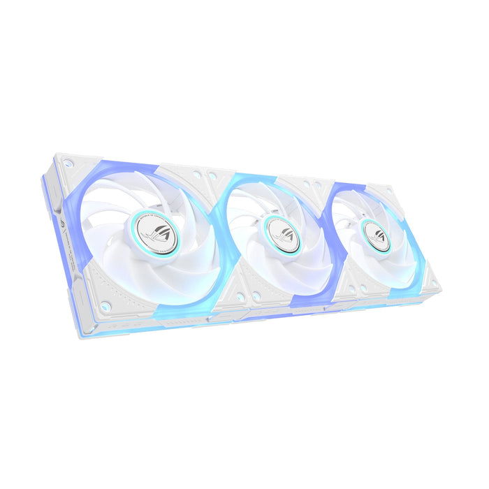 Ventilador Pc Asus Rog Eurux Gr120 Fan Argb Blanco 3in1