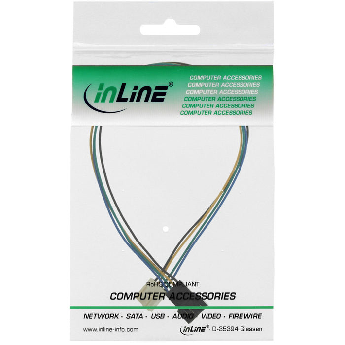 Cable Inline Molex De 4 Pines Macho A Hembra De 30 Cm