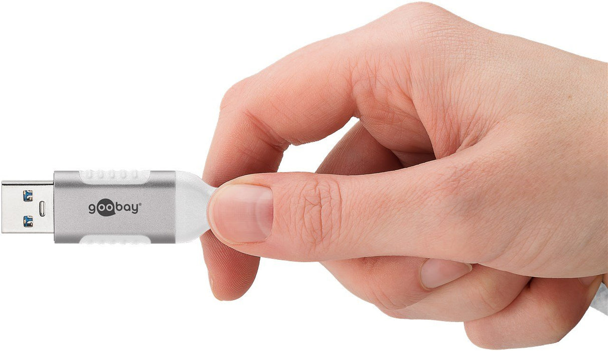 EAN 4040849743771 - Goobay 74377 cambiador de género para cable USB 3.0 type A RJ45 Blanco imagen 9