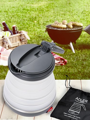 EAN 5902934831512 - Adler AD 1279 tetera eléctrica 0,6 L 750 W Negro, Blanco imagen 8