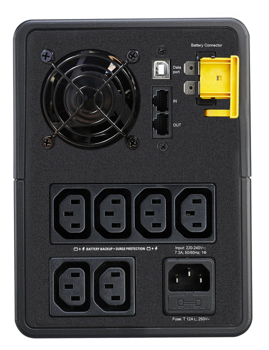 EAN 0731304410829 - APC BX1600MI sistema de alimentación ininterrumpida (UPS) Línea interactiva 1,6 kVA 900 W 6 salidas AC imagen 2