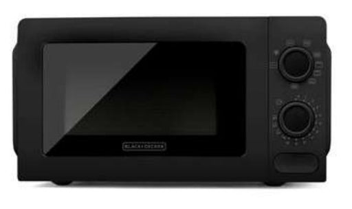 EAN 8432406700086 - Black & Decker BXMZ702E Negro Microondas con grill Encimera 20 L 700 W imagen 1