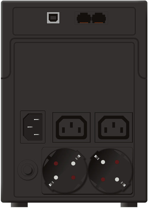 EAN 4260074975079 - PowerWalker VI 1200 SH Schuko sistema de alimentación ininterrumpida (UPS) Línea interactiva 1,2 kVA 600  imagen 3